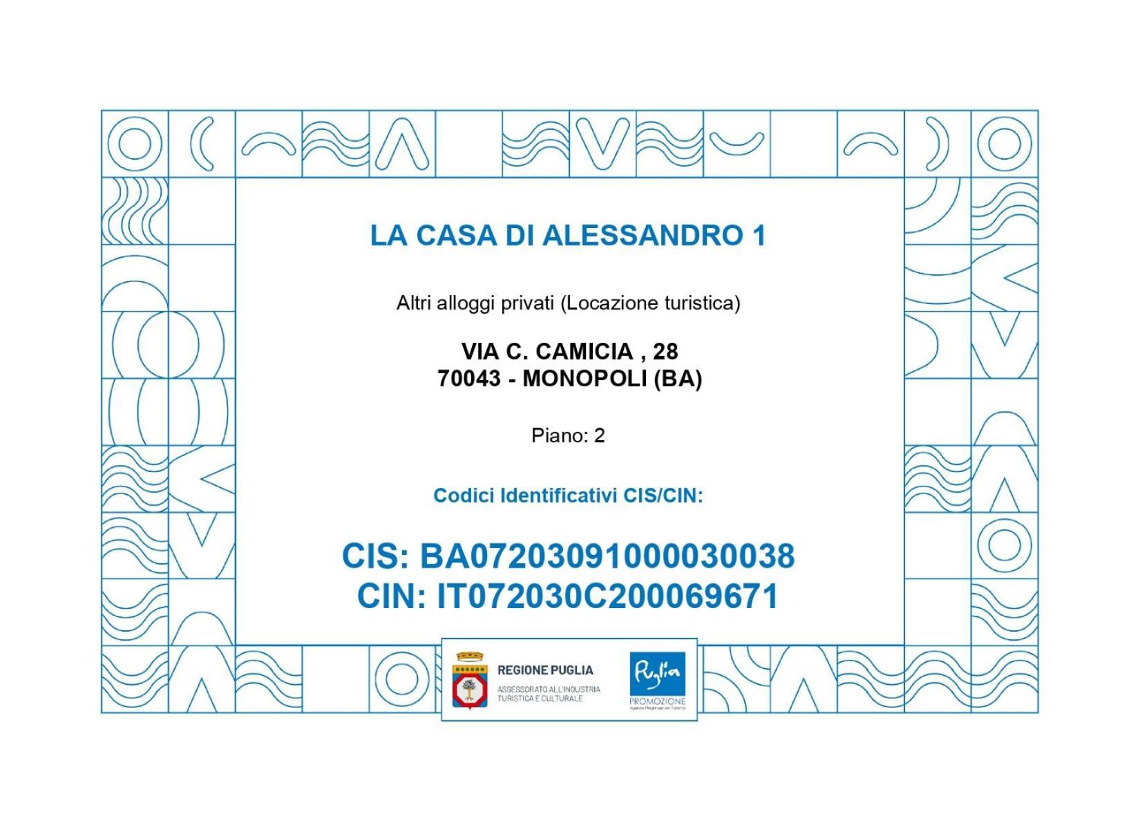 La Casa Di Alessandro Monopoli Bagian luar foto